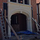 Facia in Bath stone