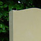 Clock-top headstone in Yorkstone Clock-top headstone in Yorkstone