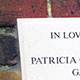 Wall plaque in Portland stone Wall plaque in Portland stone
