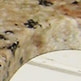 Granite and Stone Worktops - Kitchen Splashback & rounded corner detail