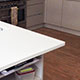 Worktops in Pure White quartz