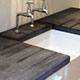 Worktops in ragged slate